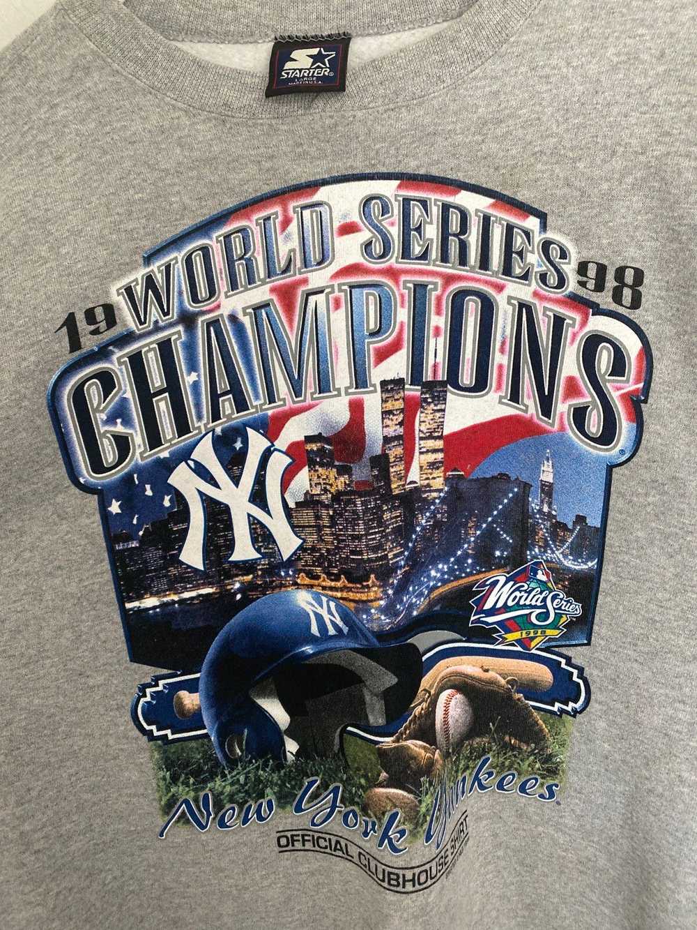 Starter Vintage World Series 1998 Yankees Sweater - image 4