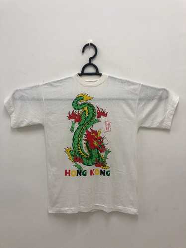 Sukajan T Shirts × Vintage Rare Vintage HONG KONG… - image 1
