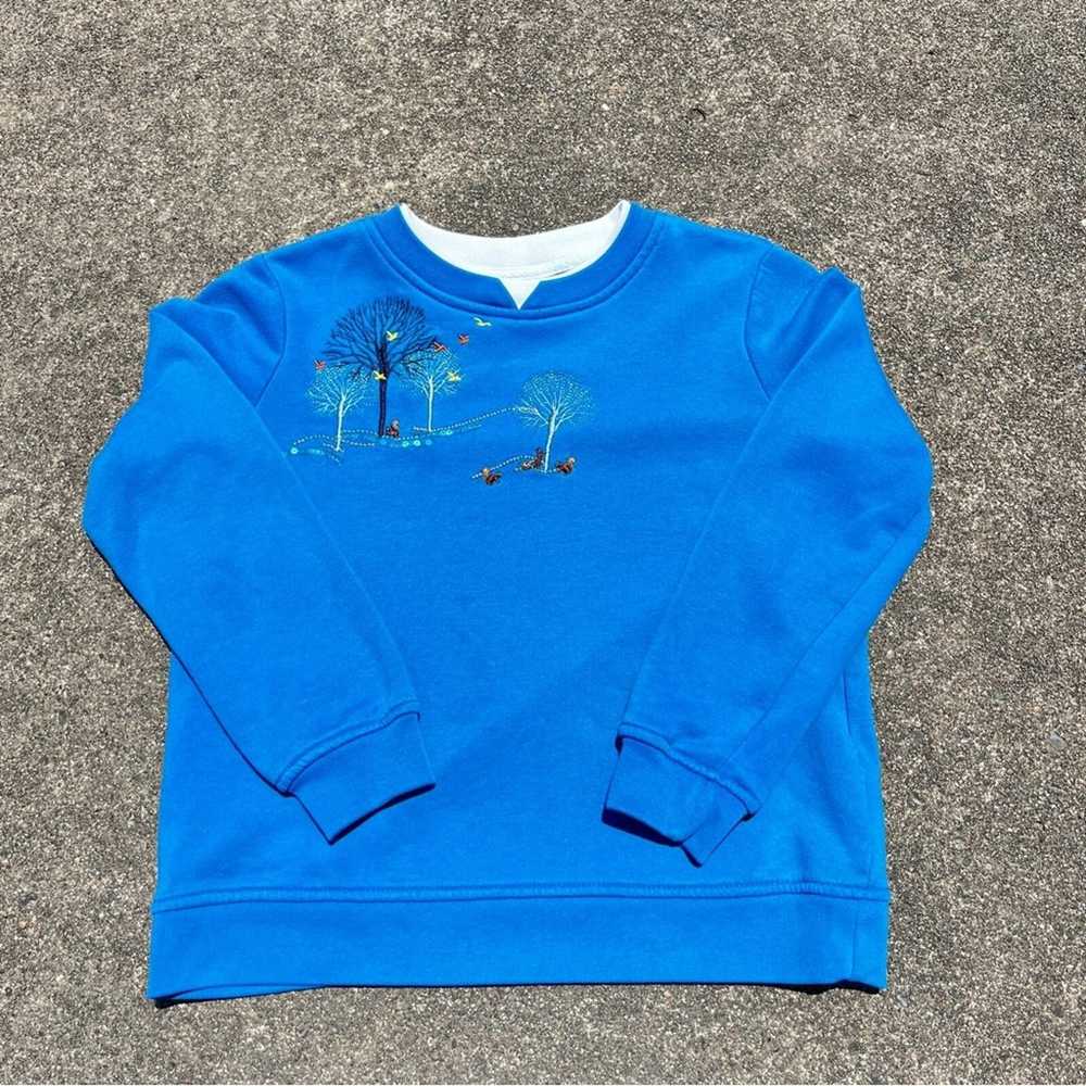 Vintage Blue Fall Breckenridge Squirrel T-shirt S… - image 1
