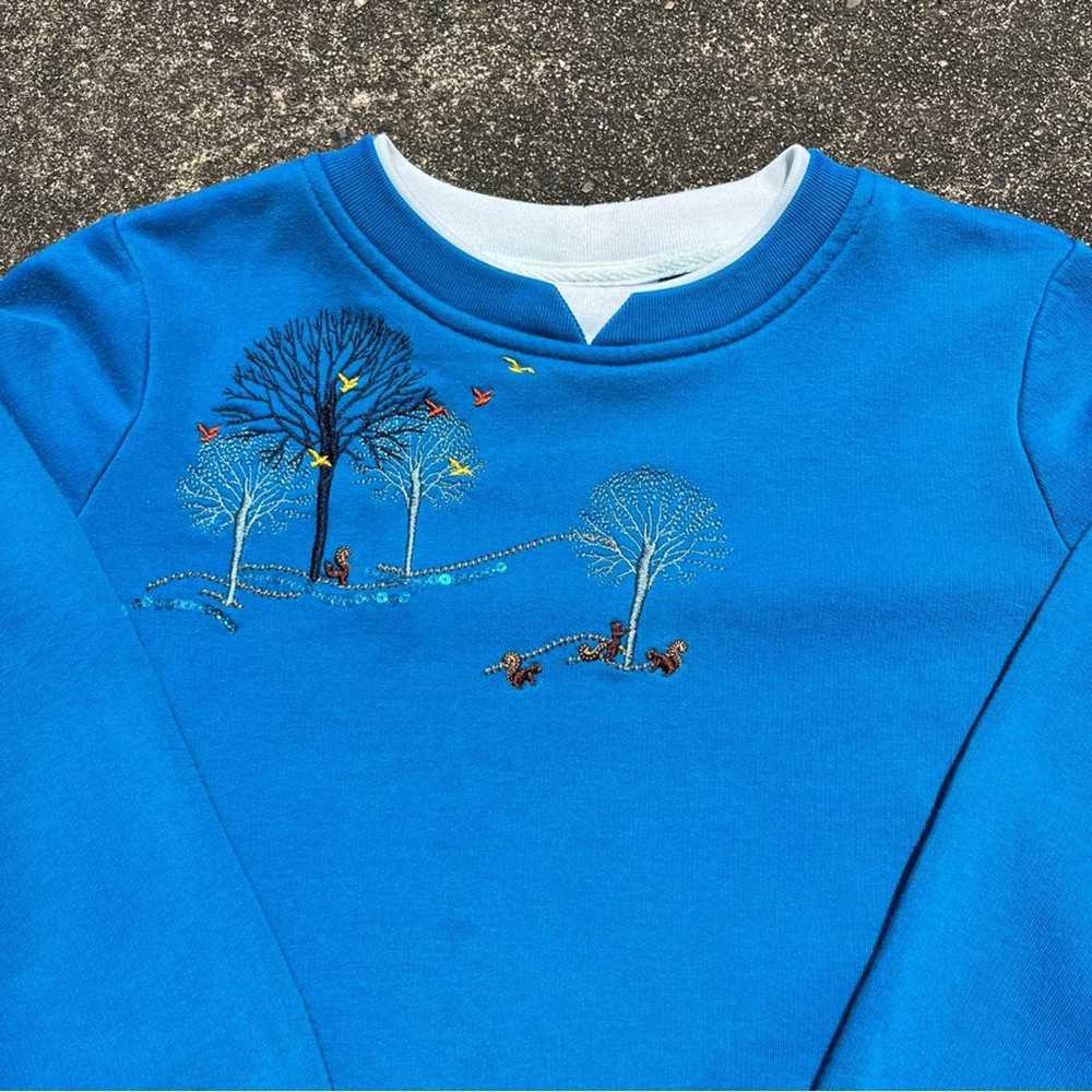 Vintage Blue Fall Breckenridge Squirrel T-shirt S… - image 2