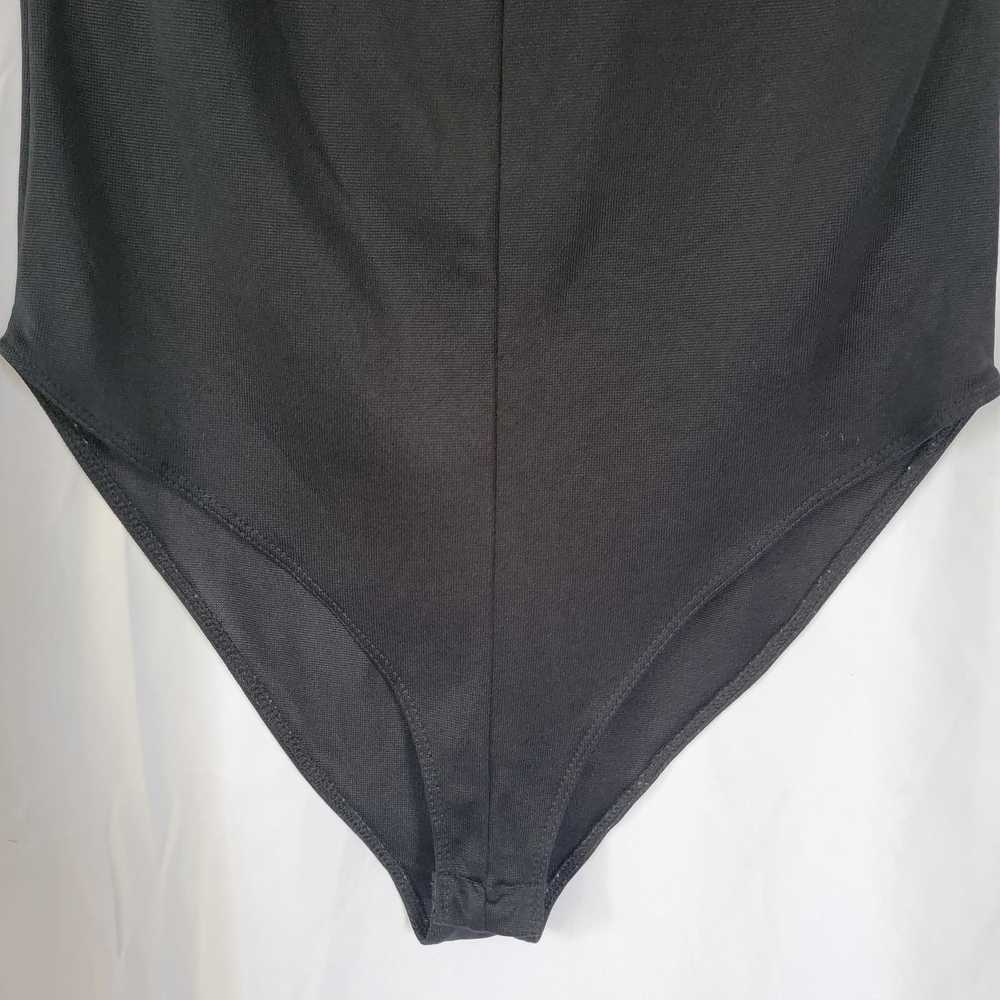 Zara Zara Black V-Neck Cowl Neck Women's Bodysuit… - image 5