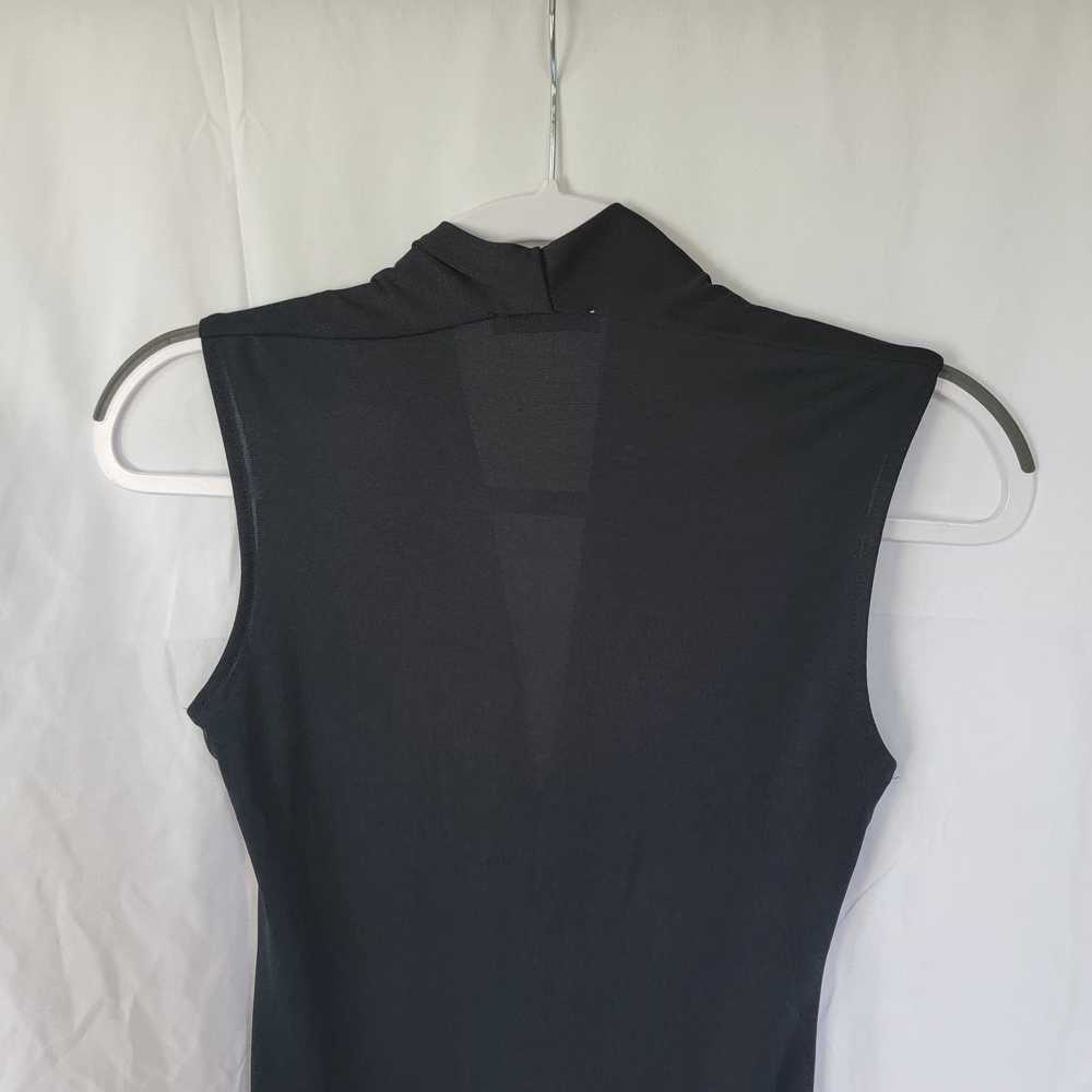 Zara Zara Black V-Neck Cowl Neck Women's Bodysuit… - image 8