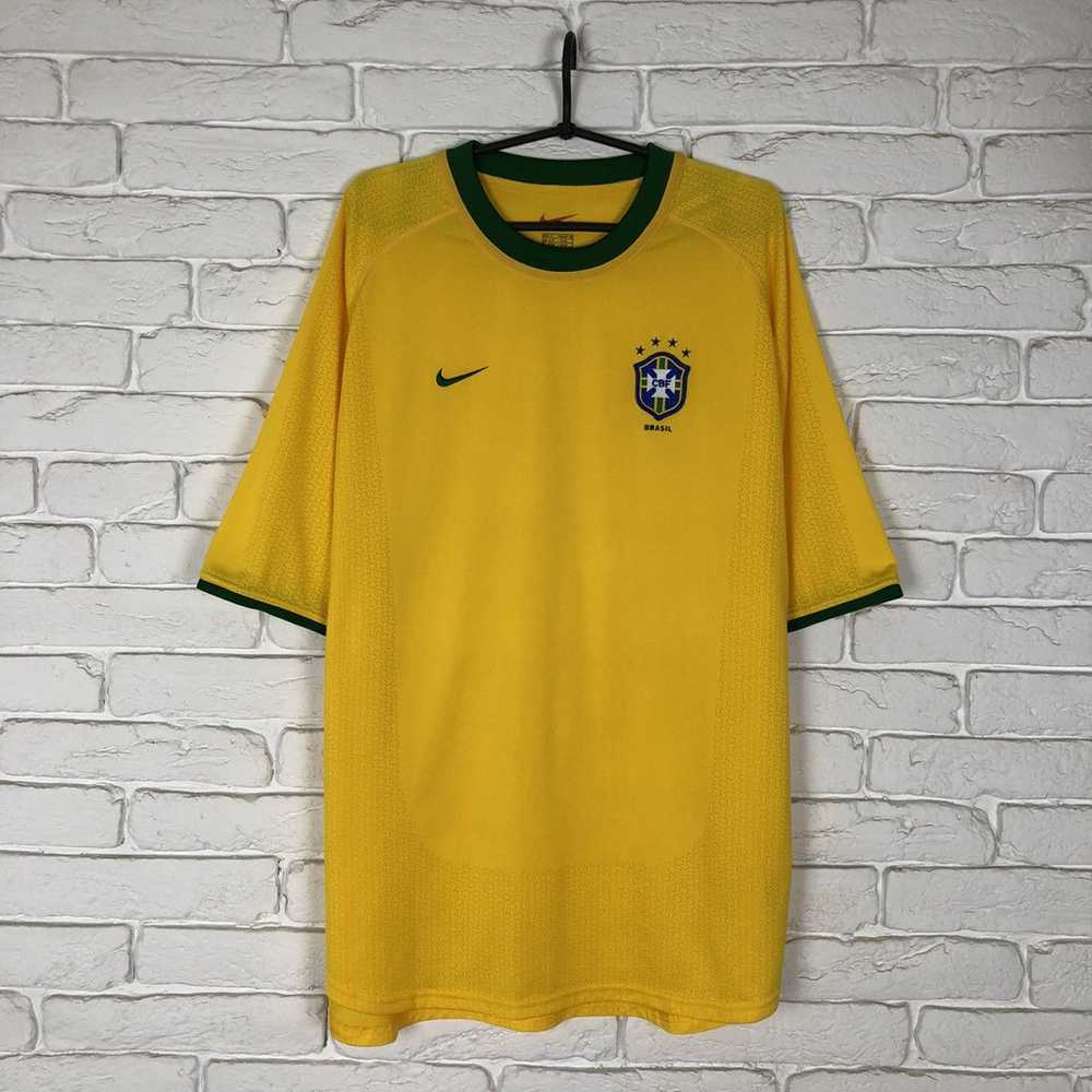 Nike × Soccer Jersey × Vintage Nike Brazil nation… - image 1