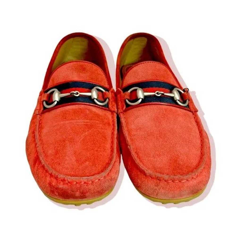 Gucci o1mj1ld1sgn0324 Men Moccasin in Red - image 2