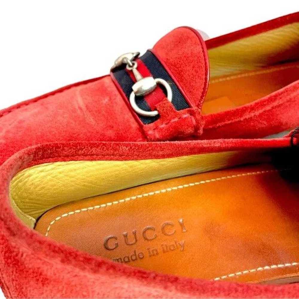 Gucci o1mj1ld1sgn0324 Men Moccasin in Red - image 3