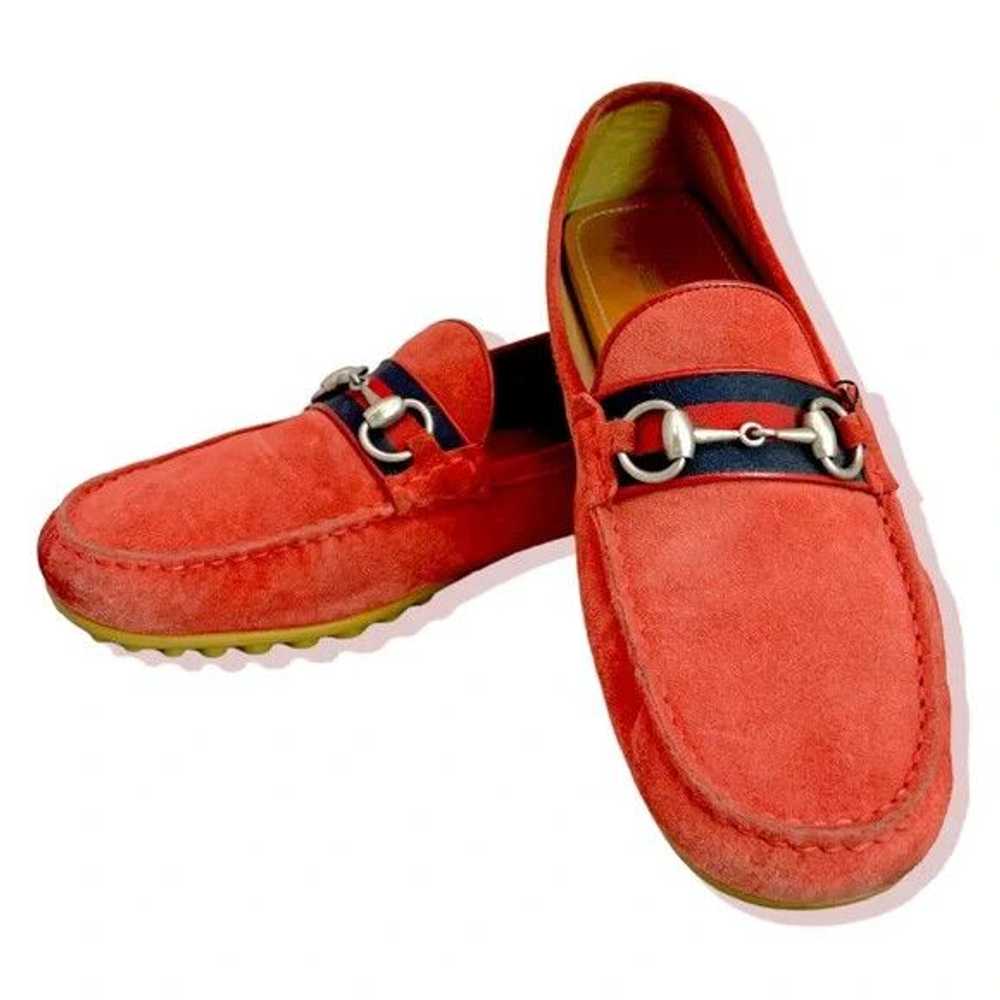 Gucci o1mj1ld1sgn0324 Men Moccasin in Red - image 4