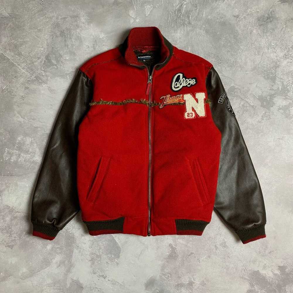 American College × Varsity Jacket × Vintage Vinta… - image 1