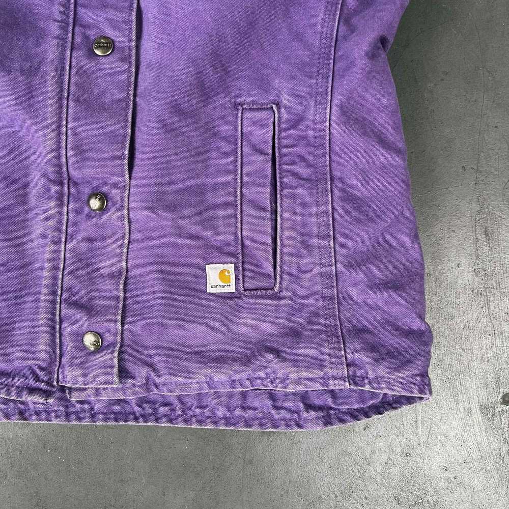 Carhartt 90’s Carhartt Purple Faded Carpenter Vest - image 2