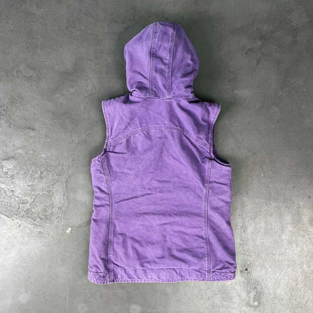 Carhartt 90’s Carhartt Purple Faded Carpenter Vest - image 5