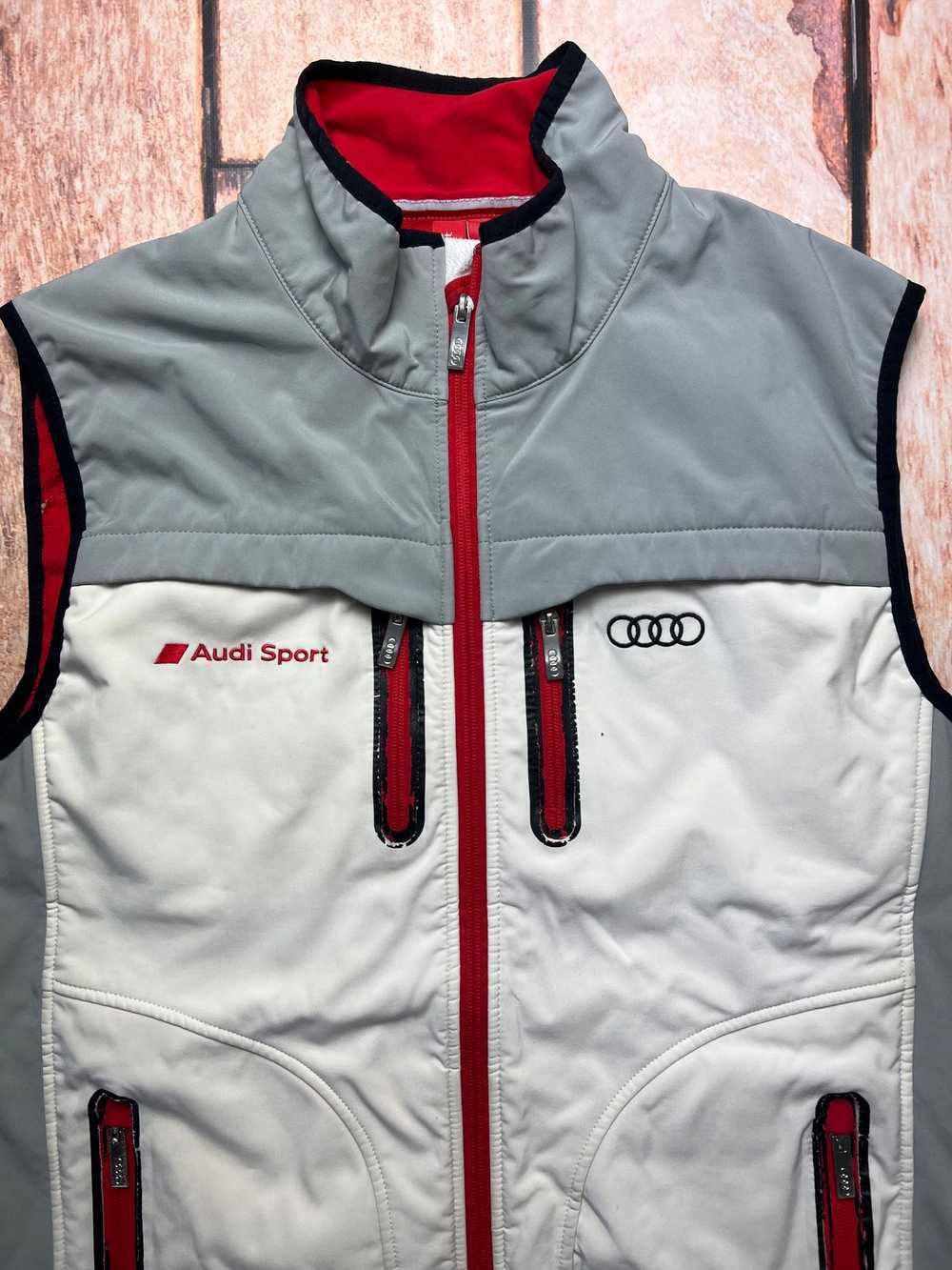 Audi × MOTO × Racing Audi sport vest Y2K Racing - image 2