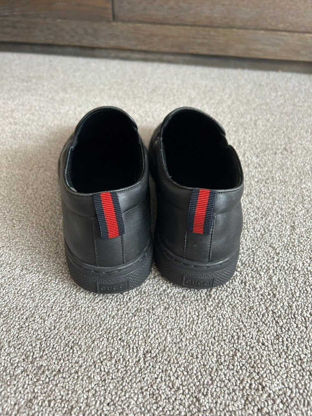 Gucci Black Gucci Slip-ons - image 2