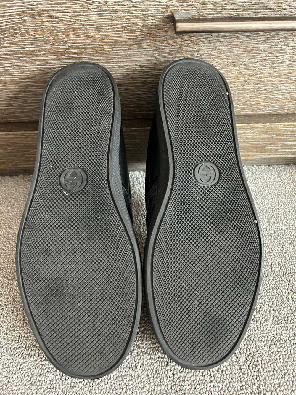 Gucci Black Gucci Slip-ons - image 5