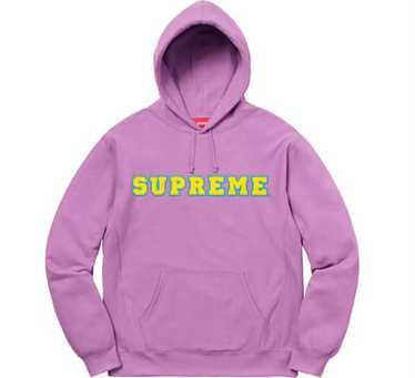 Supreme Supreme Cord Collegiate Logo Hoodie SS18,… - image 1