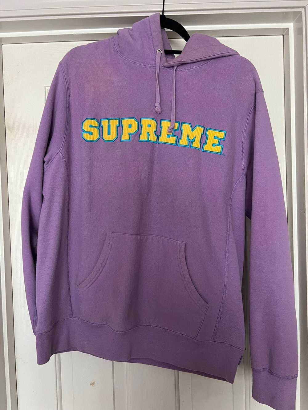 Supreme Supreme Cord Collegiate Logo Hoodie SS18,… - image 2