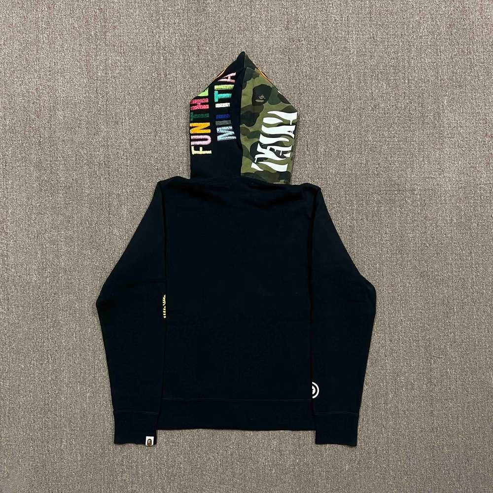 Bape Bape Half Green Camo Tiger Hoodie - image 3