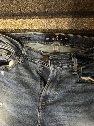 Hollister Hollister Ripped Slim Straight Jeans