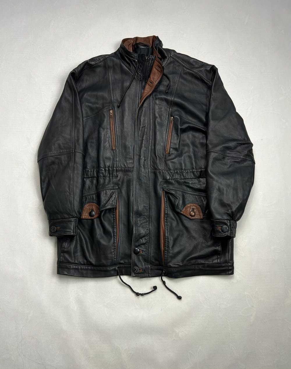 Rare × Vintage × Yves Saint Laurent Rare Leather … - image 2