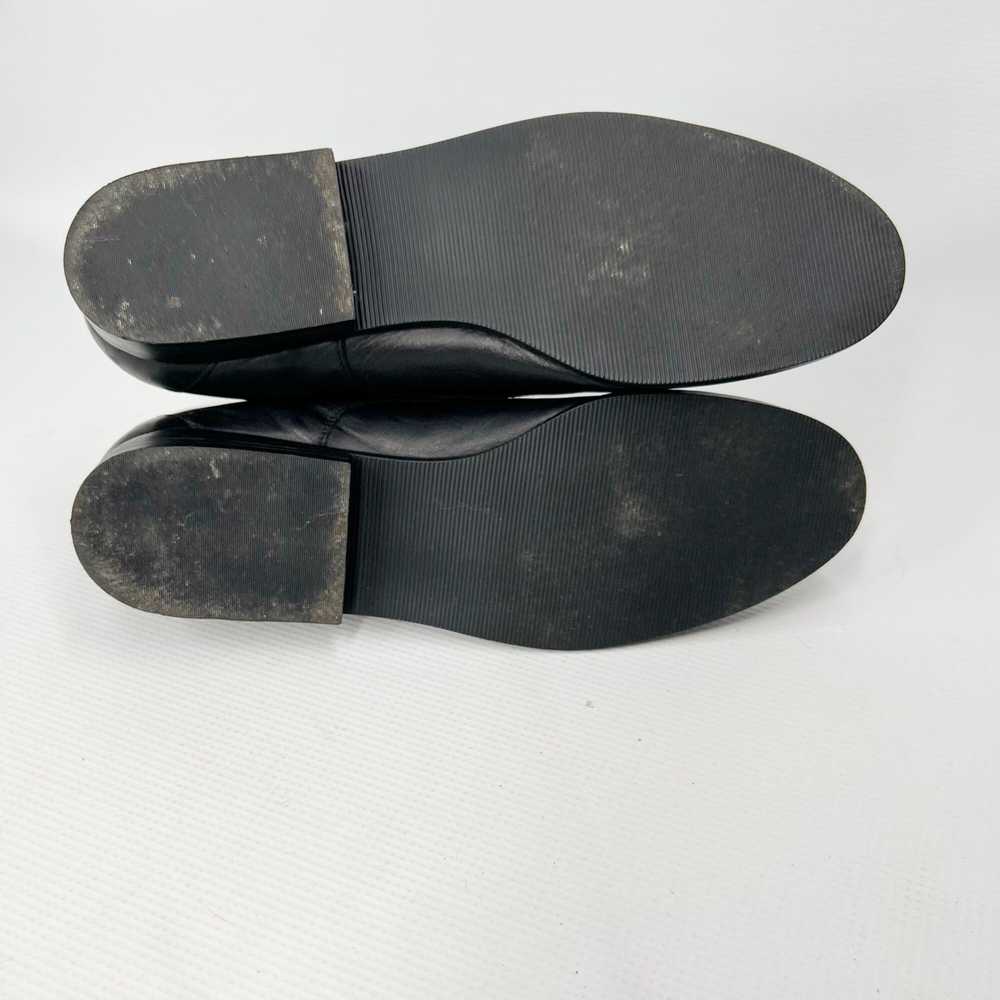 Nine West Vintage NINE WEST Fold Over Black Leath… - image 7