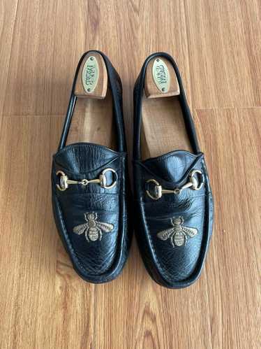 Gucci GUCCI Vintage Horsebit Accent Loafers