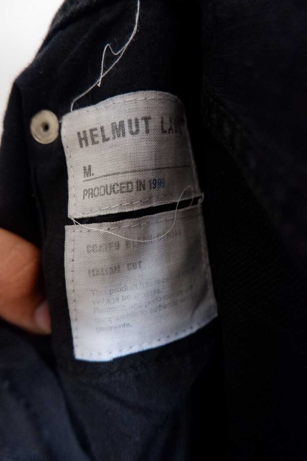 Helmut Lang Vintage Helmut Lang Black Coated Deni… - image 8