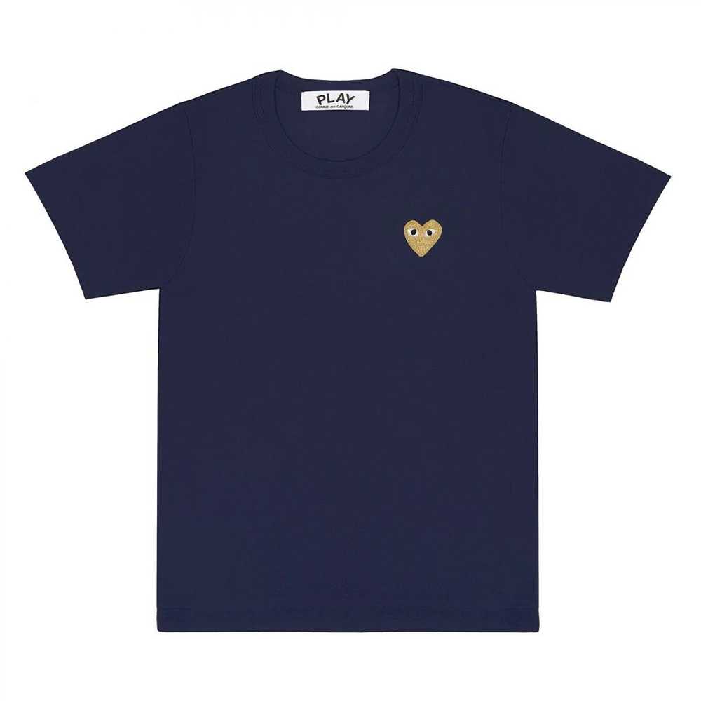 Comme Des Garcons Play CDG Play Short Sleeve Navy… - image 1