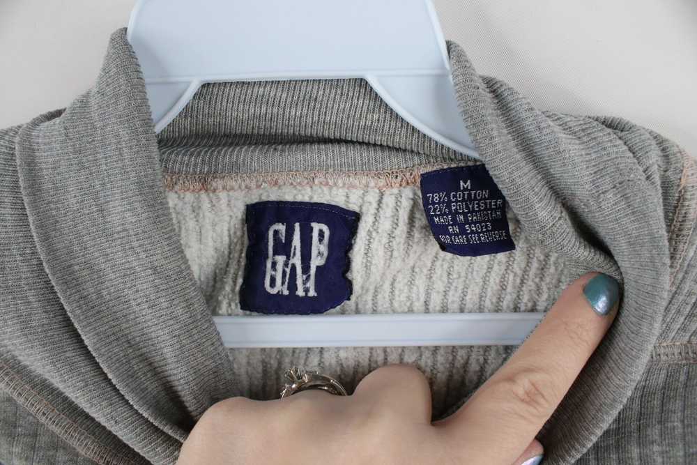 Gap × Vintage Vintage 90s Gap Blank Ribbed Knit T… - image 11