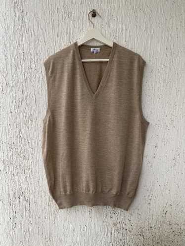Brioni cashmere and silk knit vest