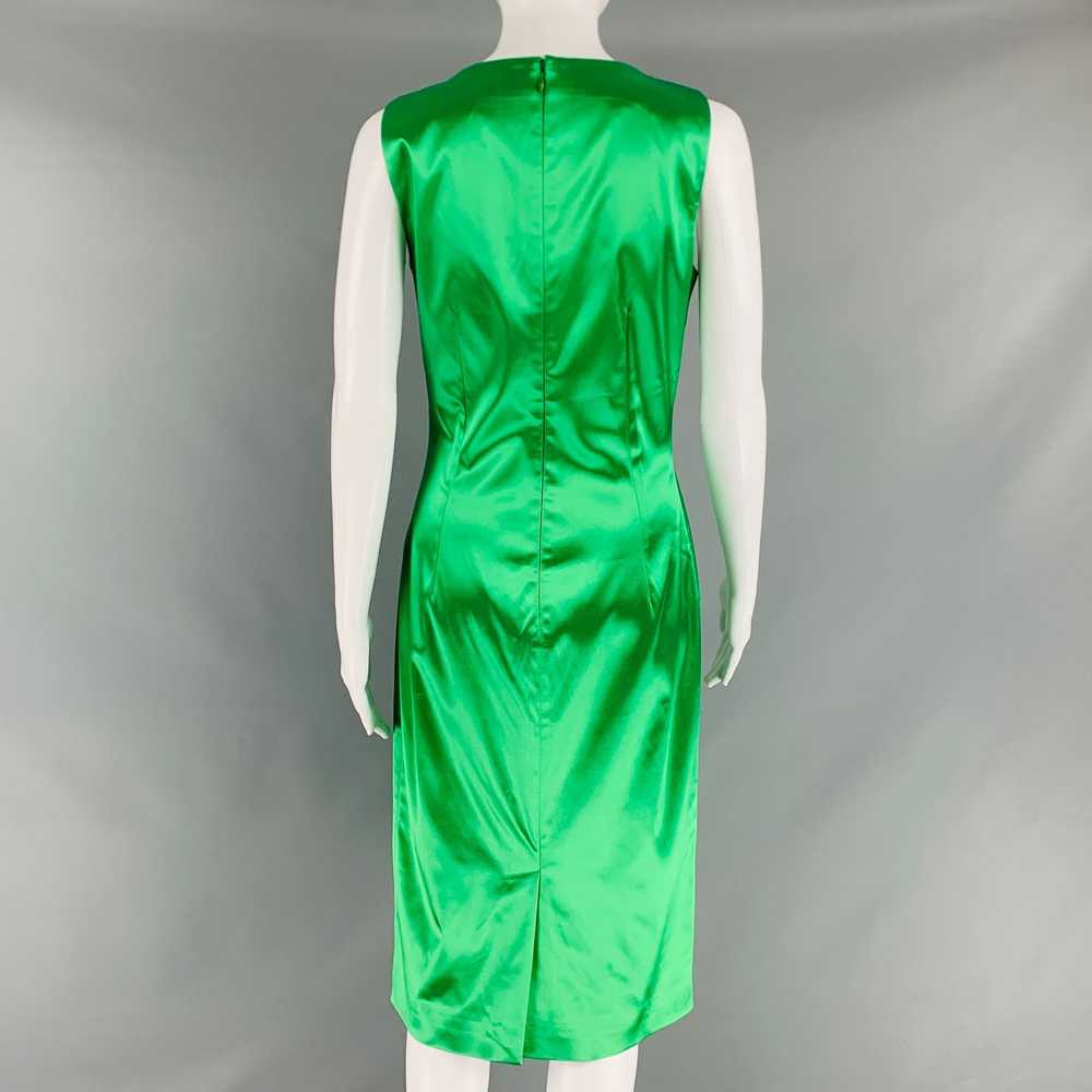 Dolce & Gabbana Green Acetate Blend Sleeveless Mi… - image 3
