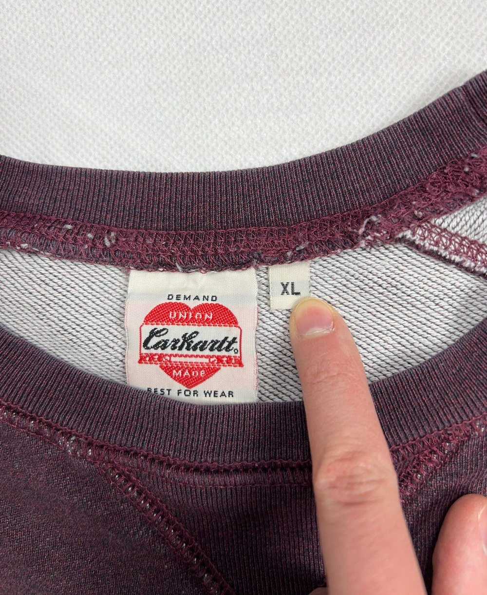 Carhartt × Vintage Sweatshirt Carhartt Union Made… - image 4