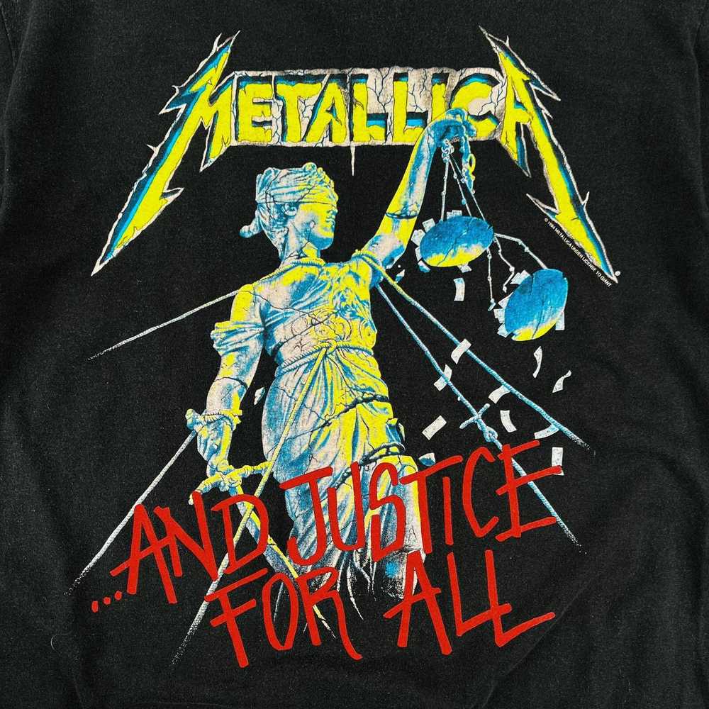 Hanes Vintage 1994 Metallica "And Justice For All… - image 3