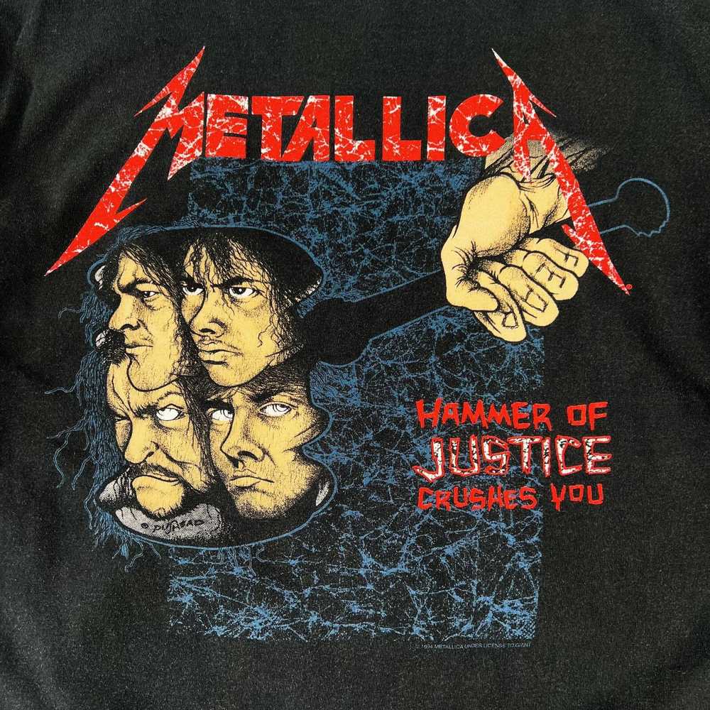 Hanes Vintage 1994 Metallica "And Justice For All… - image 9