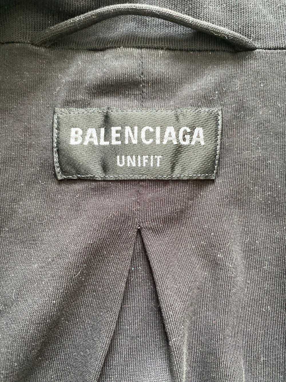 Balenciaga Balenciaga Distressed sweatshirt coat … - image 3