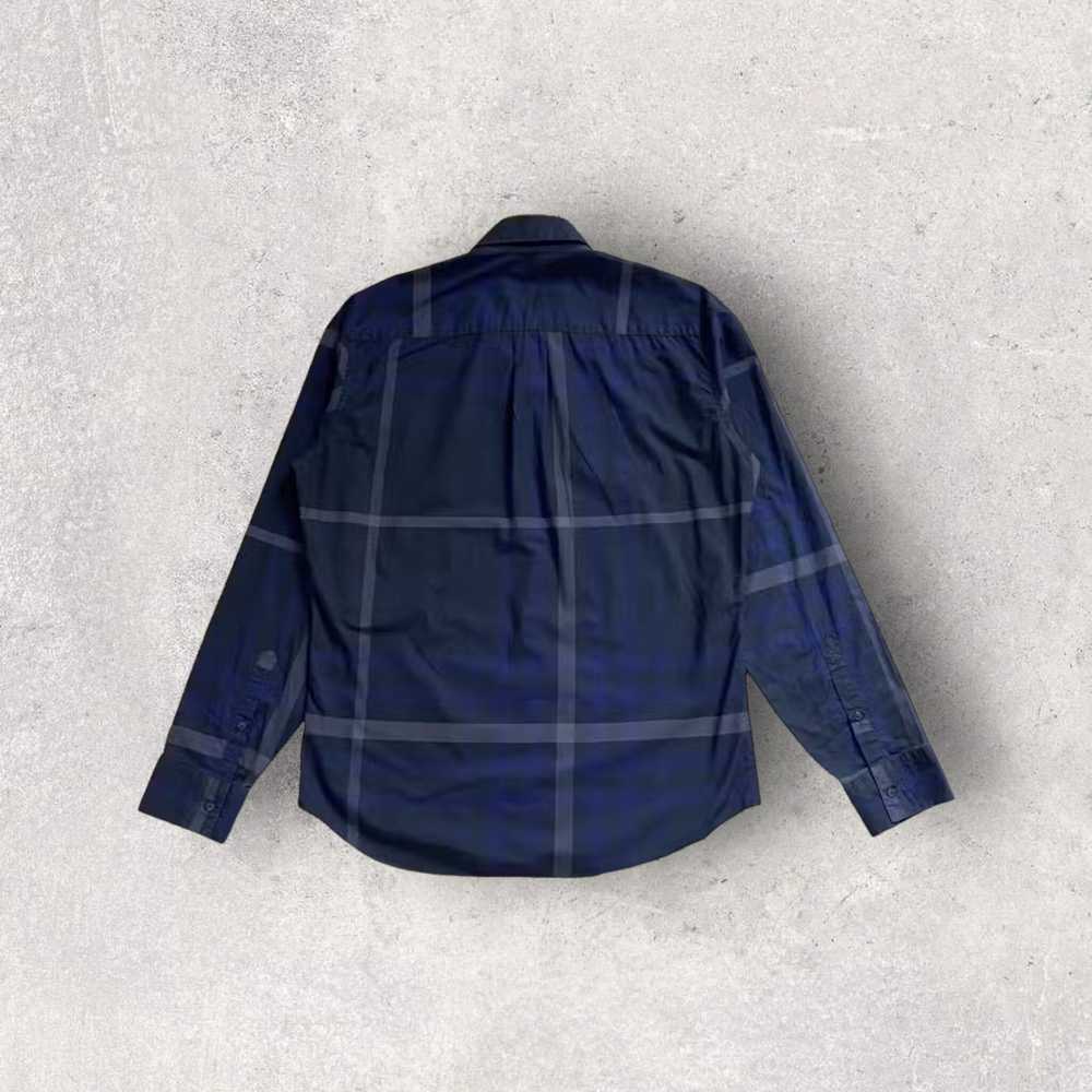 Kenzo × Vintage KENZO Shirt Long Sleeve Solid Che… - image 2