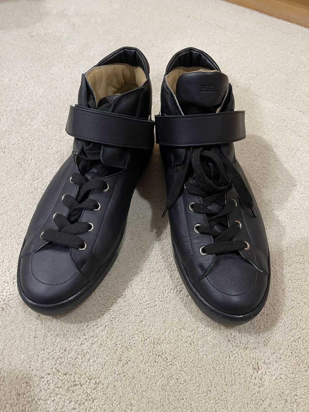 Hermes Rare Hermes High Top Jackson Leather Sneak… - image 10