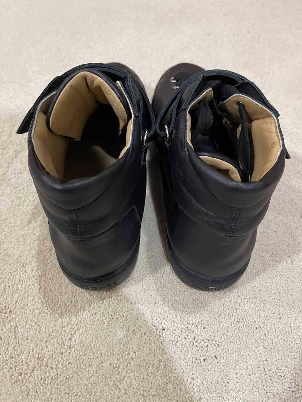 Hermes Rare Hermes High Top Jackson Leather Sneak… - image 3