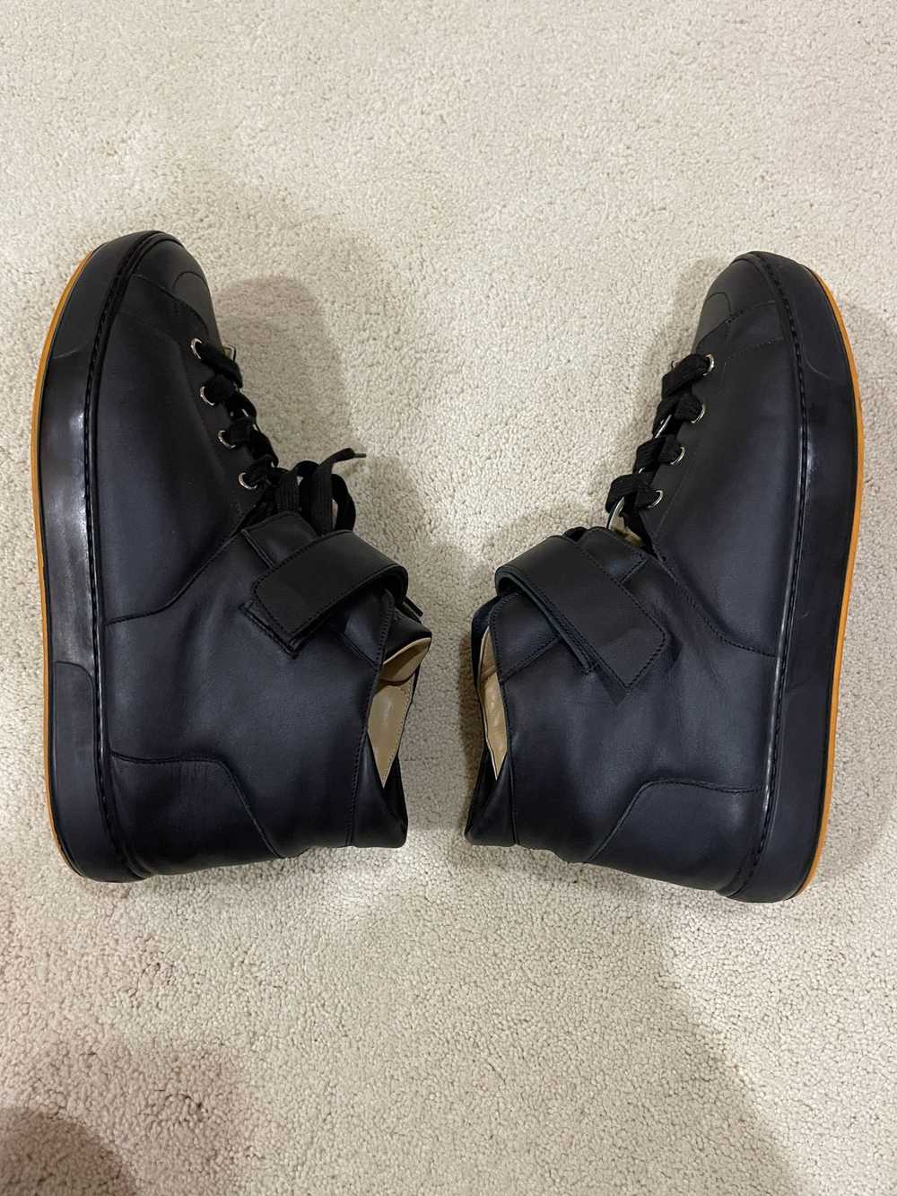 Hermes Rare Hermes High Top Jackson Leather Sneak… - image 7