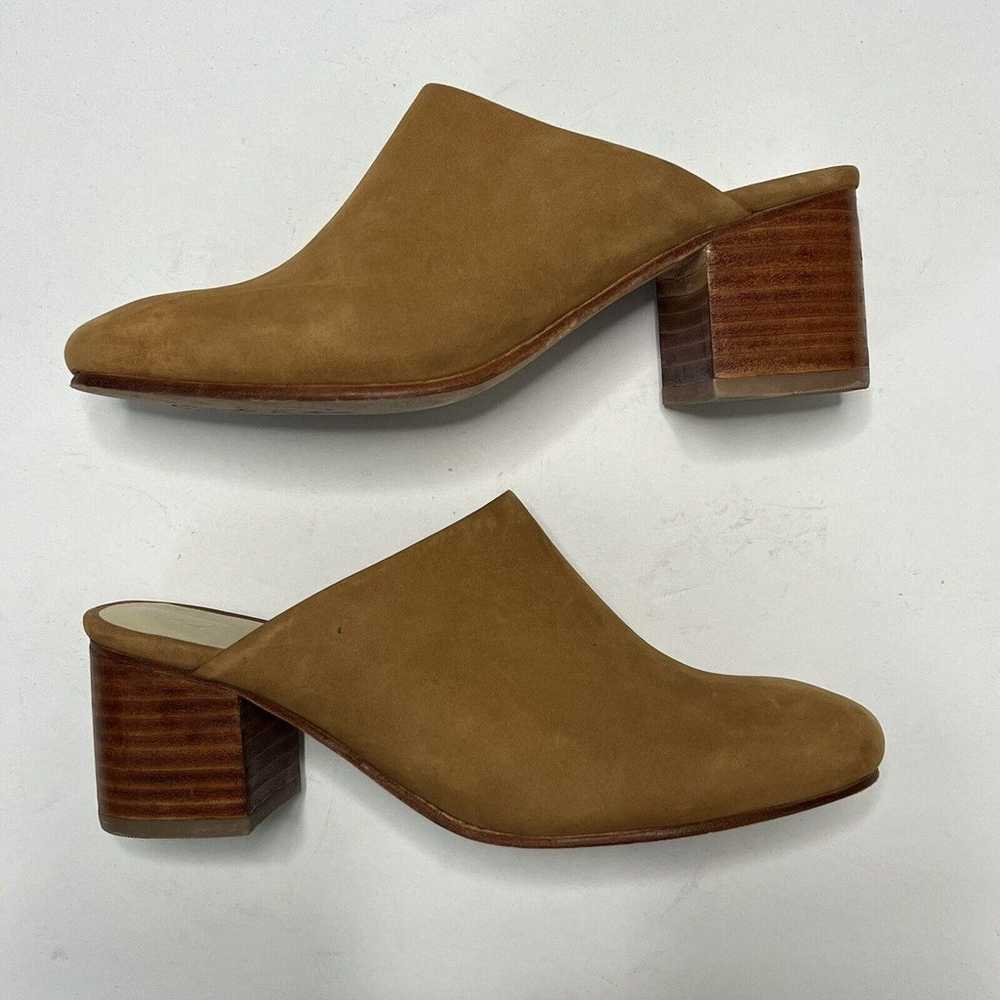 Nisolo All Day Mules Leather Block Heel Slip On S… - image 4