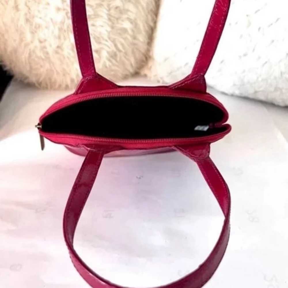Handmade & Painted Cat Eye Handbag Shoulder Bag R… - image 8