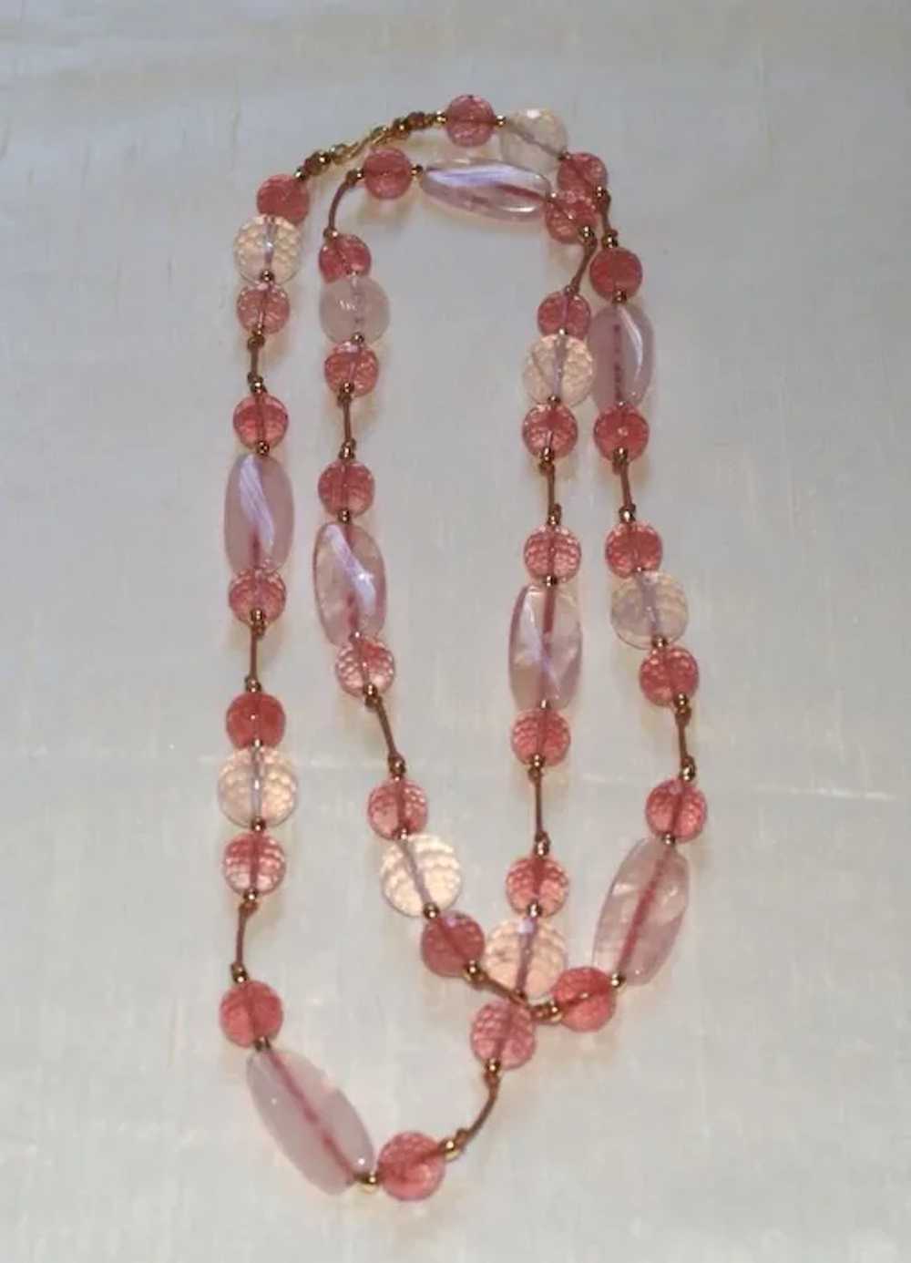 Pretty in Pink - Rose Quartz and Strawberry Glass… - image 6