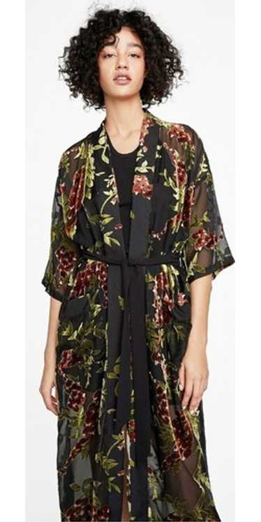 ZARA エンブロイダリー ベルベット キモノ ガウン Zara Velvet Kimono | eBay