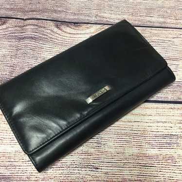 VINTAGE Mundi Women's Wallet Black Genuine Leather