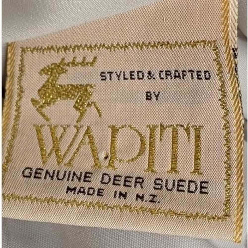 Vintage WAPITI Genuine Deer Suede Bucket Hat Made… - image 7