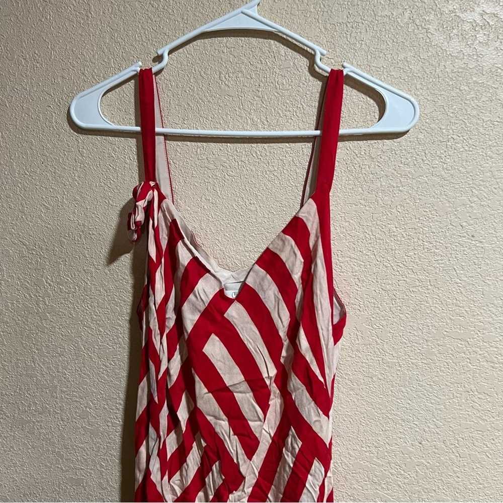 JILL Jill Stuart Clara Striped Dress in Hibiscus … - image 4