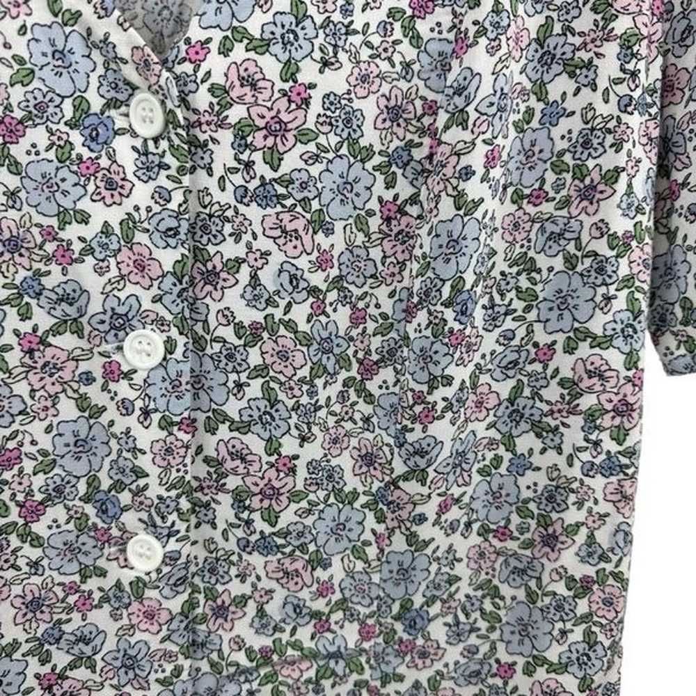 H&M Divided 90's Floral Print Summer Dress, Small - image 6