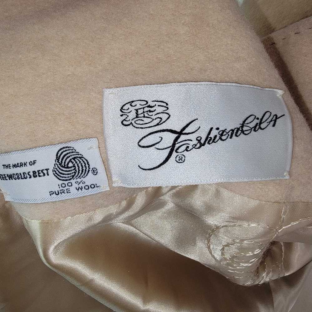 Fasionbuilt Vintage Wool Jacket Coat Medium - image 8