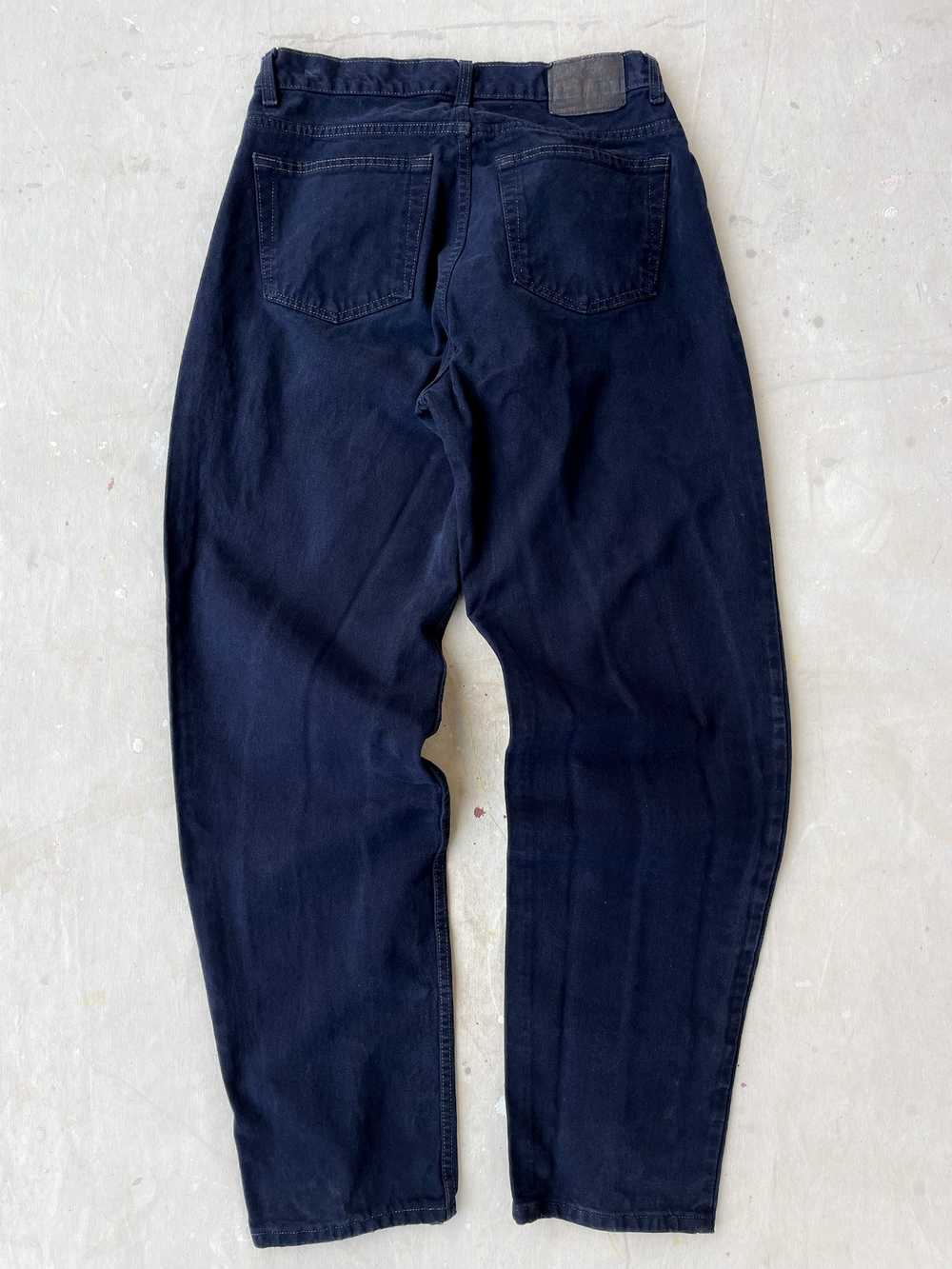 80's GAP Baggy Overdyed Blue Jeans—[31x34] - image 2