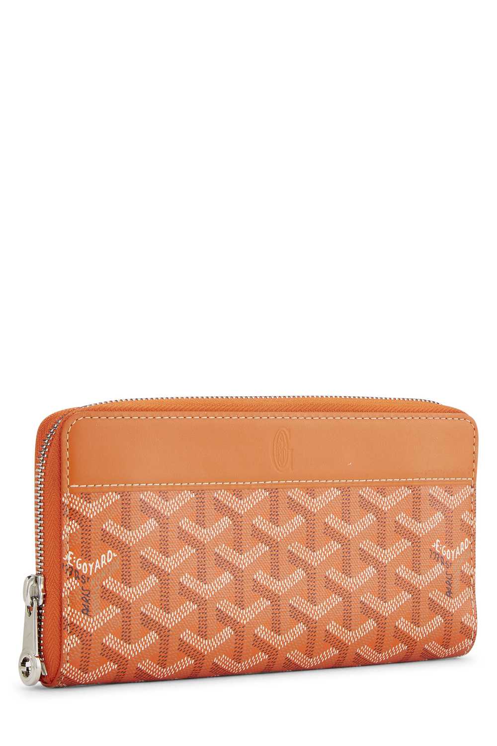 Orange Goyardine Matignon Continental Zip Wallet - image 2