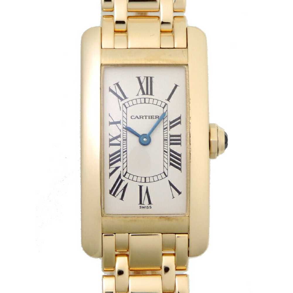 18K Cartier Tank Americaine Dial Watch - '10s - image 1