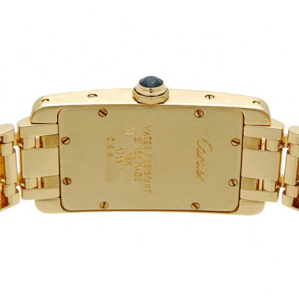 18K Cartier Tank Americaine Dial Watch - '10s - image 5