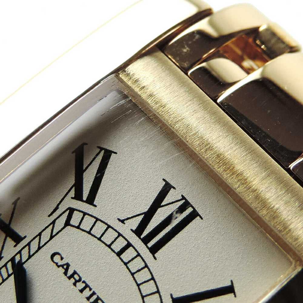 18K Cartier Tank Americaine Dial Watch - '10s - image 7